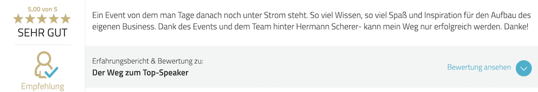 Review zum Live Event 02