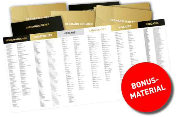 Hermann Scherer Marketingplan Bonusmaterial Hermann Scherer Marketingplan Bonusmaterial