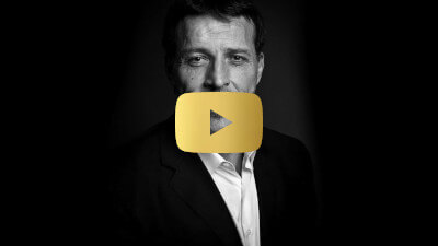 YouTube overlay small Tony Robbins